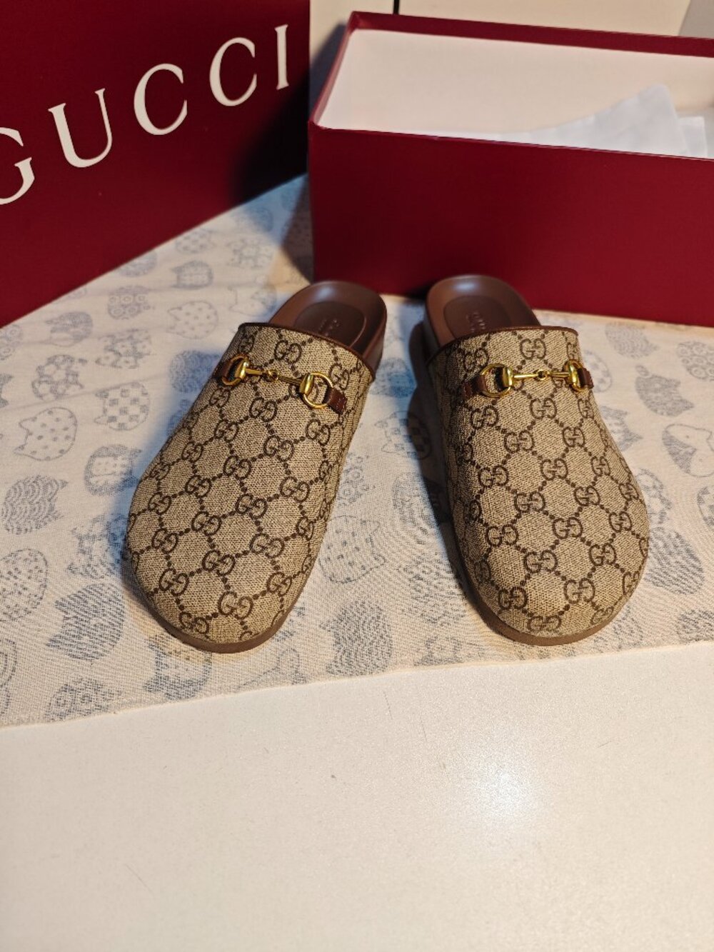 Gucci GG Horsebit Mules - Picture 1 of 4